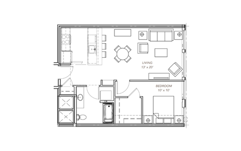 a black and white floor plan of a house